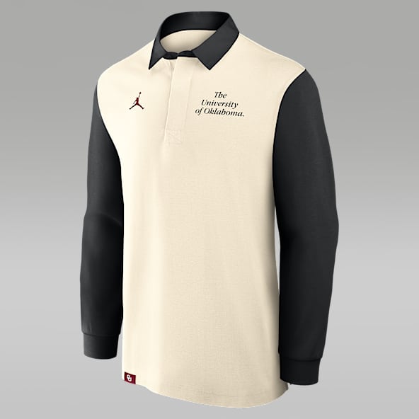 Oklahoma Rugby Men's Jordan Brand College Long-Sleeve Top