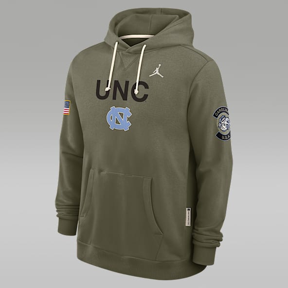 North Carolina 2025 Military Appreciation Men's Jordan Brand Dri-FIT College Pullover Hoodie