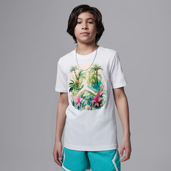 Jordan Flight Essentials Big Kids' Poolside Jumpman T-Shirt