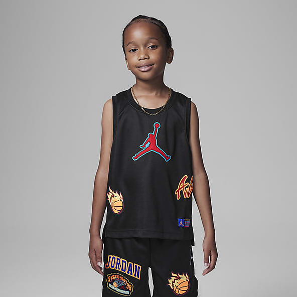 Nike Air Jordan Kids' T-shirt Black 95A873-023 ✓Kids' T-Shirts JORDAN