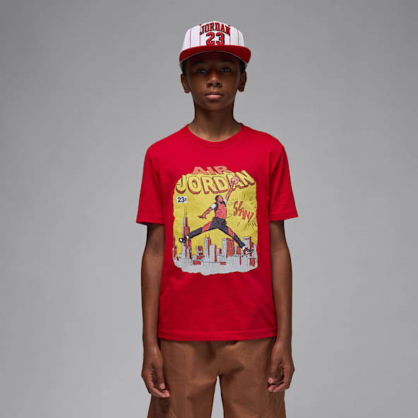 Jordan Playera Comic Slam para niños talla grande