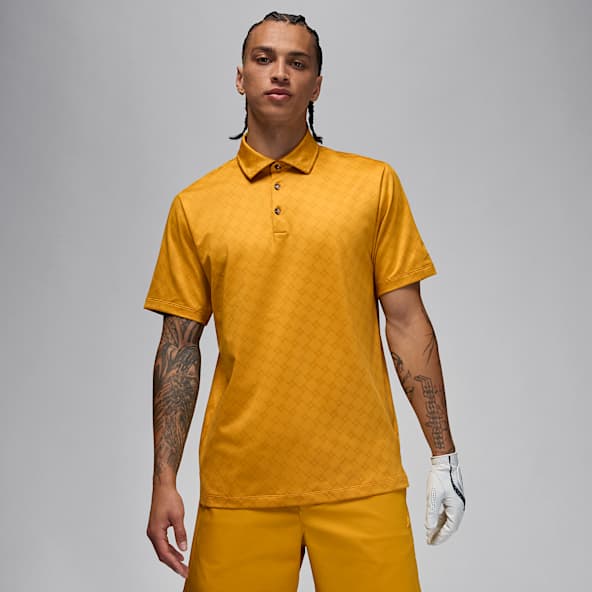 Jordan Sport เสื้อโปโลกอล์ฟพิมพ์ลายผู้ชาย