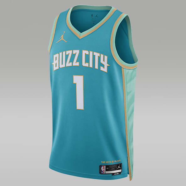 NBA Charlotte Hornets Basketball Buzz City Shirt Player #51 Size 2XLT