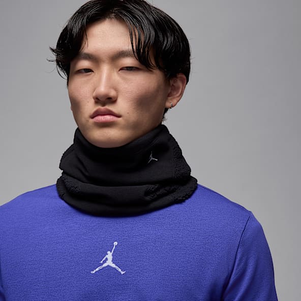 Jordan Calentador de cuello de tejido Fleece para hombre