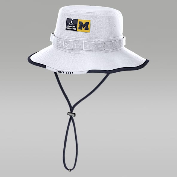 Michigan Apex Boonie Gorro tipo pescador universitario marca Jordan Dri-FIT para hombre