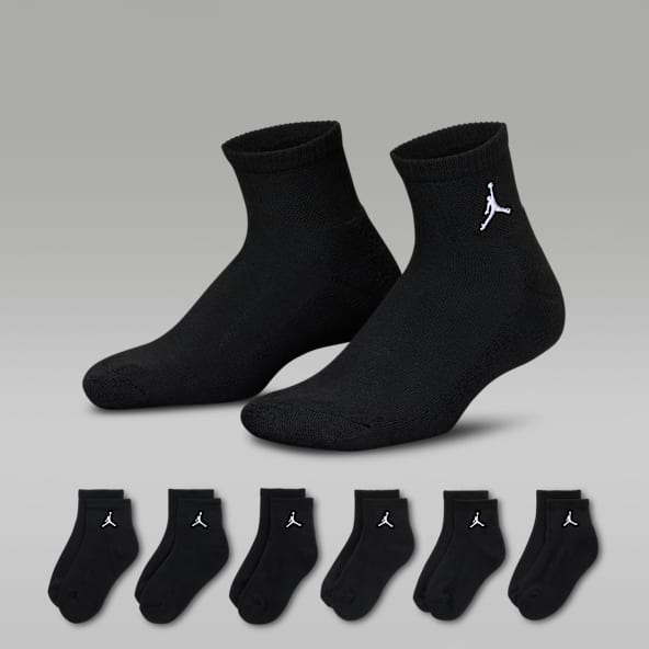 Jordan Everyday Essentials Calcetines al tobillo para niños talla grande (6 pares)