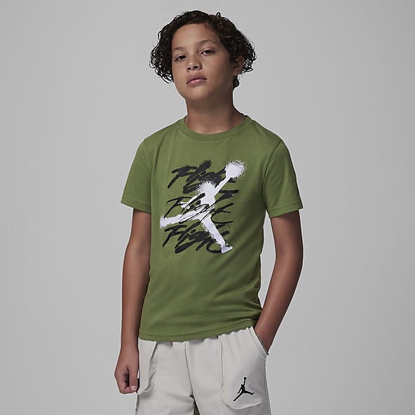 Jordan Jumpman Flight festékszórt póló Póló nagyobb gyerekeknek