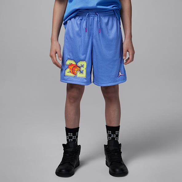 Jordan Customized Air Shorts Flame para niños talla grande