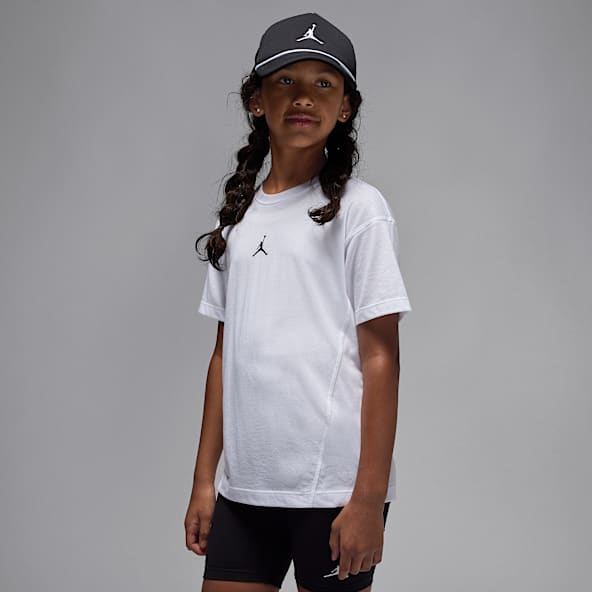 Jordan Sport Dri-FIT Big Kids' Short Sleeve Diamond Top