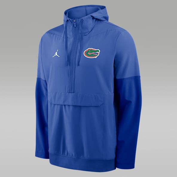 Florida Anorak Chamarra universitaria marca Jordan con gorro de medio cierre para hombre 