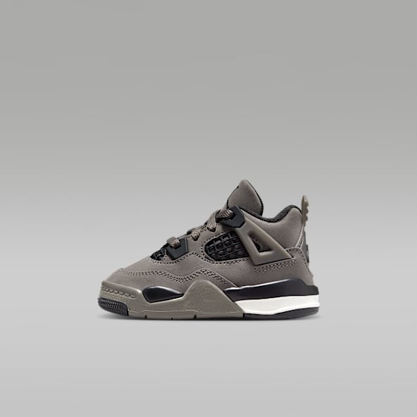 Jordan 4 Retro "Cave Stone and Black" Baby/Toddler Shoes