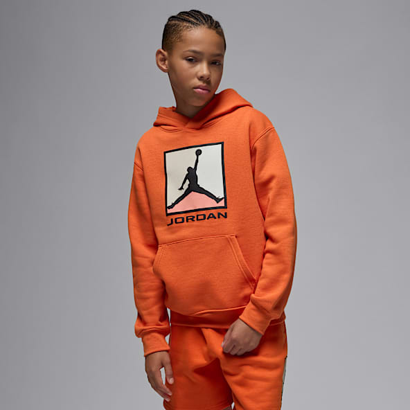 Jordan Essentials Big Kids' Fleece Baseline Pullover Hoodie