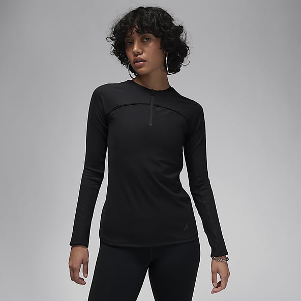 tek gear, Tops, Womens Black Long Sleeve 2x Dry Fit Running Shirt