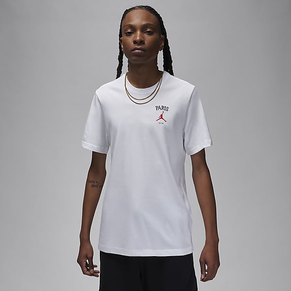 Mens white nike top store