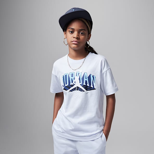 Jordan Playera con gráfico Push Through para niños talla grande