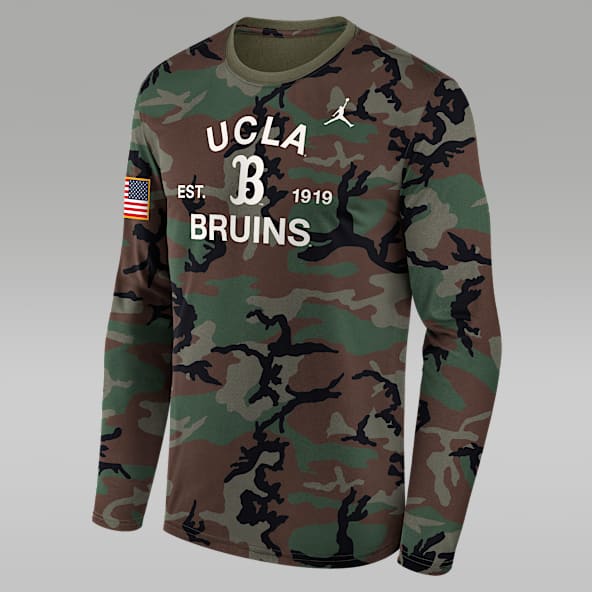 UCLA 2025 Military Appreciation Legend Men's Jordan Brand Dri-FIT College Long-Sleeve T-Shirt