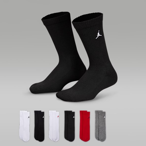 Jordan Everyday Essentials Big Kids' Crew Socks (6 Pairs)
