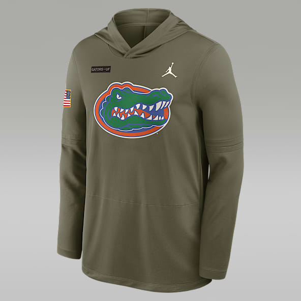 Florida 2025 Military Appreciation Florida 2025 Military Appreciation Men's Jordan Brand Dri-FIT College Long-Sleeve Hooded Top