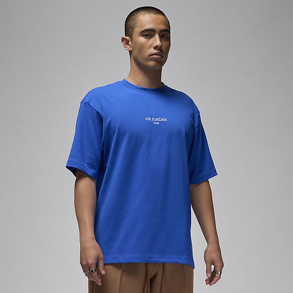 Tee shirt nike bleu jordan discount