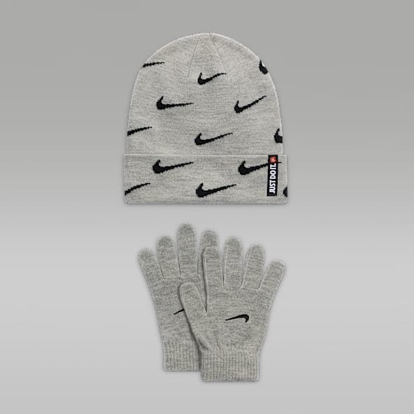 Nike Swoosh Repeat Beanie and Gloves Set Nike Swoosh Repeat Beanie and Gloves Set Big Kids' Set