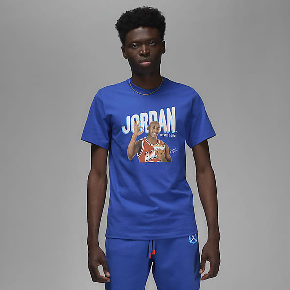 Jordan Blue Tops & T-Shirts. Nike CZ