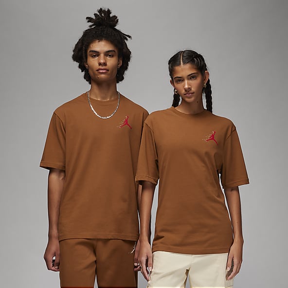 Brown nike dri fit shirt store