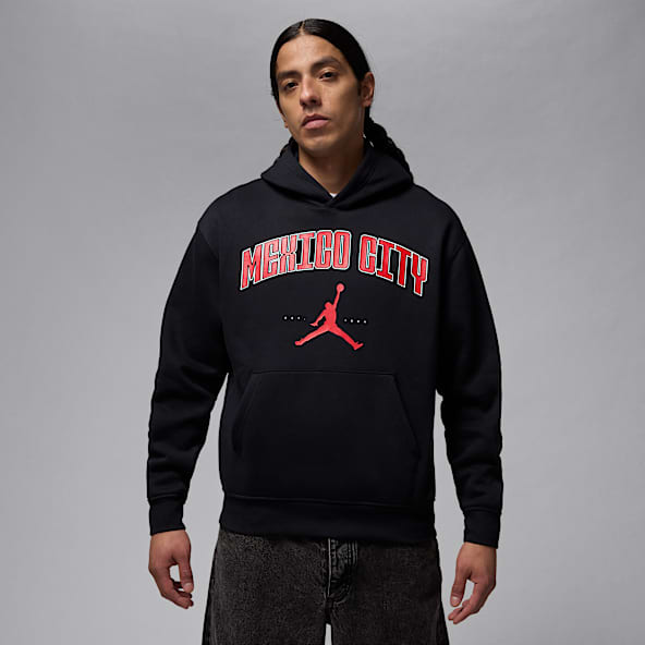 Jordan Sudadera con gorro sin cierre de tejido Fleece Mexico City para hombre