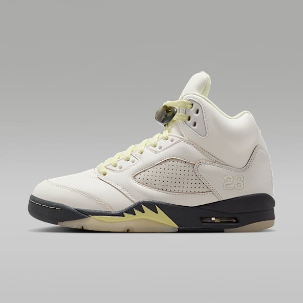 Air Jordan 5 Retro "Luminous Green and Sail" Tenis para mujer