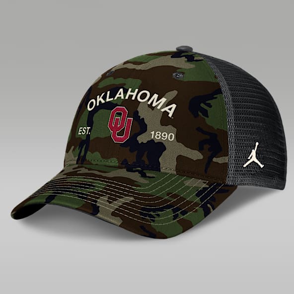 Oklahoma 2025 Military Appreciation Rise Oklahoma 2025 Military Appreciation Rise Men's Jordan Brand College Trucker Adjustable Hat