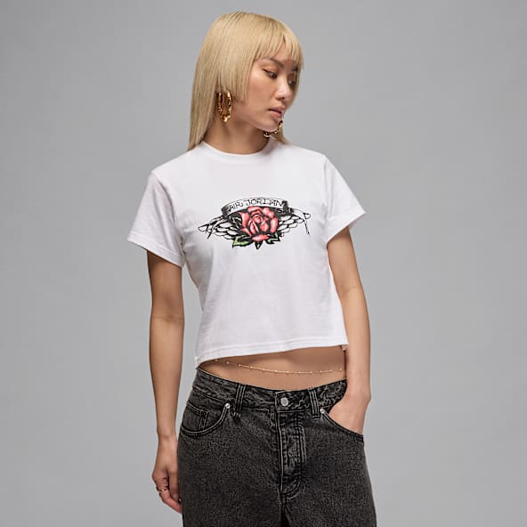 Jordan Flight T-shirt med slank pasform og print til kvinder