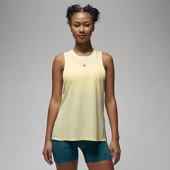 Nike Women's Shirt - Yellow - XL