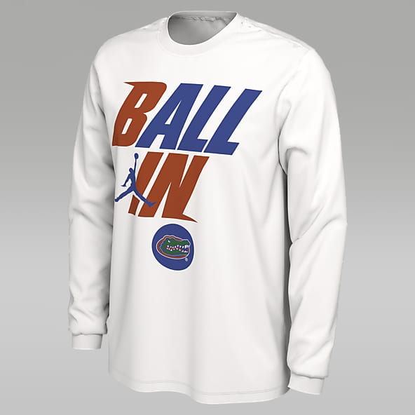 Men's Jordan Brand Gray 2018 NBA All-Star Game Logo Performance Long Sleeve  T-Shirt