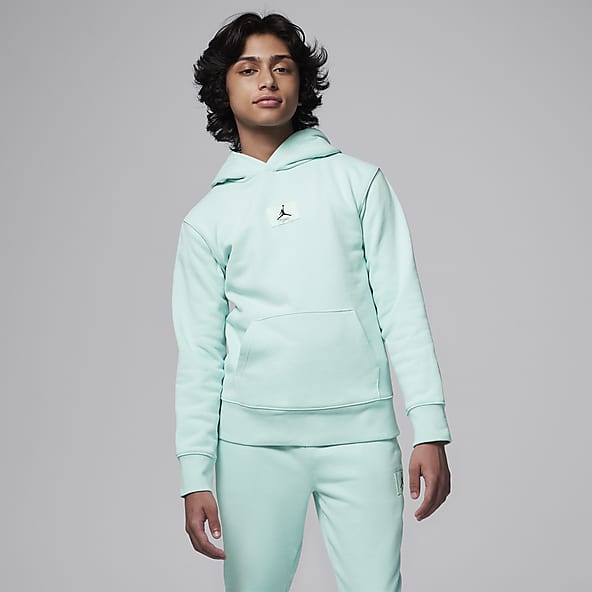 Jordan MJ Flight Sudadera con gorro sin cierre de tejido Fleece para niño talla grande