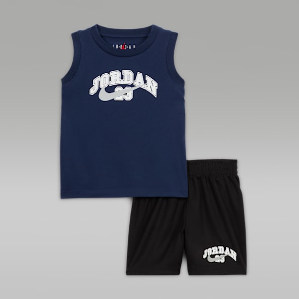 Jordan Conjunto de camiseta de tirantes y shorts MVP 23 para bebé (12-24 meses)