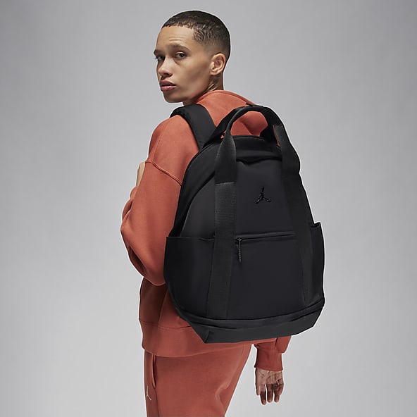 Backpack - shoe bag Open black red