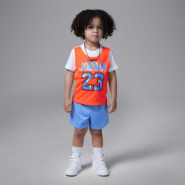 Jordan Conjunto de 2 piezas de shorts de jersey 23 infantil