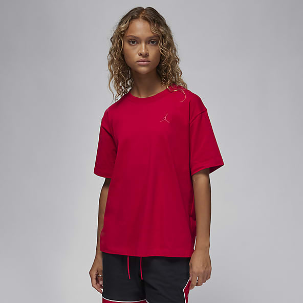Damen Rot CH und Nike Oberteile T-Shirts