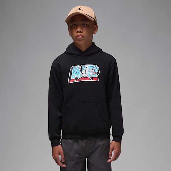 Jordan Sudadera con gorro sin cierre Air Postcard para niños talla grande