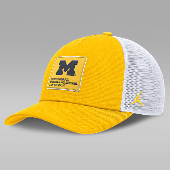Michigan On-Field Rise Engineered Men's Jordan Brand College Trucker Adjustable Hat