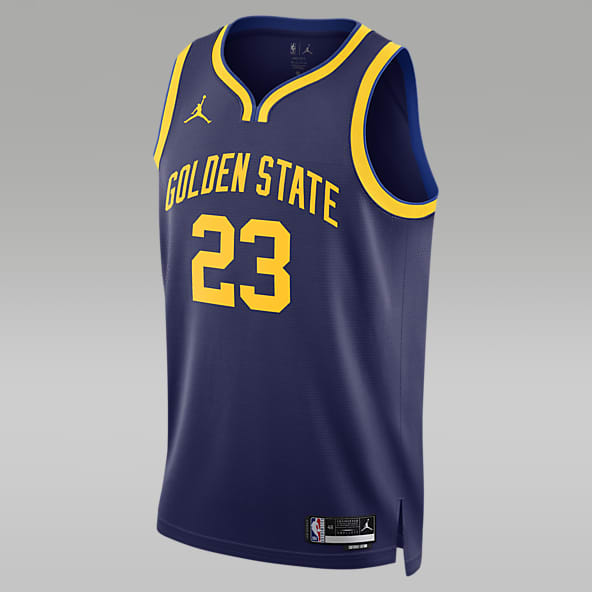 Nike Men's Golden State Warriors Blue Block T-Shirt, Medium