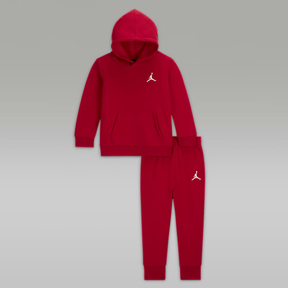 Baby Boy Winter Dress IN Fleece Stuff Nike Print Red Color main image 1