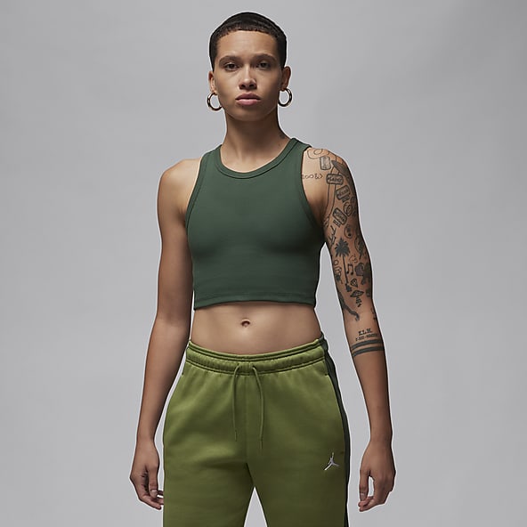 Olive green nike tank top hot sale
