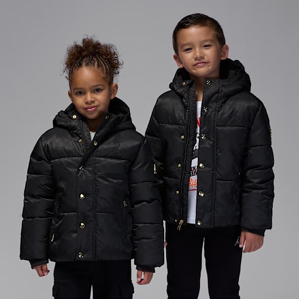 Jordan Chamarra de jacquard 23 con relleno para niños talla pequeña