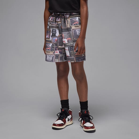 Jordan Big Kids' Brooklyn Printed Fleece Shorts