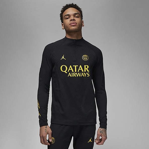 Nike Paris Saint-Germain X Jordan Strike Maillot d'Entraînement 2023-2024  Enfants Beige Gris Noir 