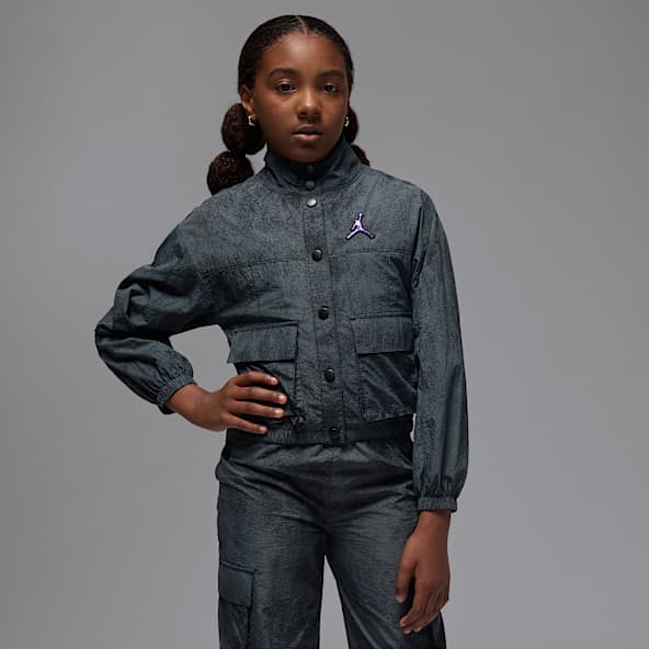 Jordan Blue Jeans and Bling Big Kids' Lightweight Jacket