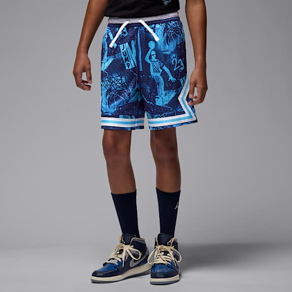 Jordan Dri-FIT Big Kids' MJ Printed Sport Diamond Shorts