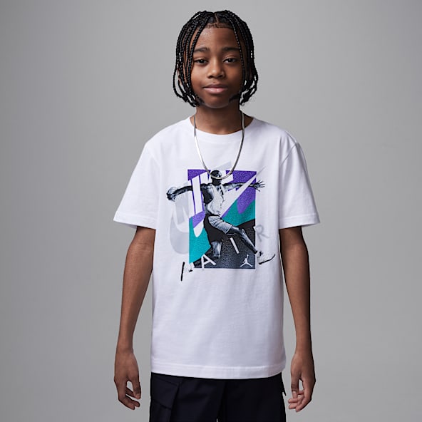 Jordan Air Jordan 5 Grape Escape póló nagyobb gyerekeknek