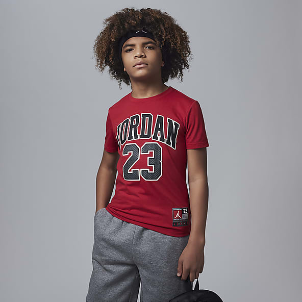Playera jordan roja clearance