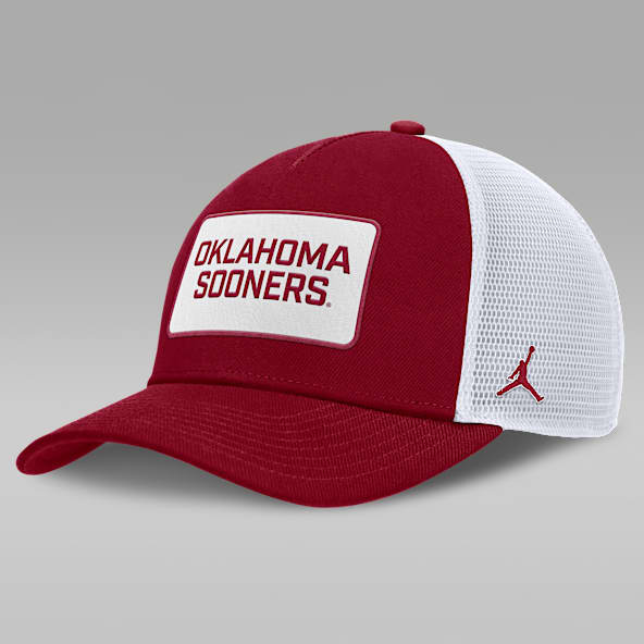 Oklahoma On-Field Rise Gorra de rejilla universitaria Nike marca Jordan ajustable para hombre